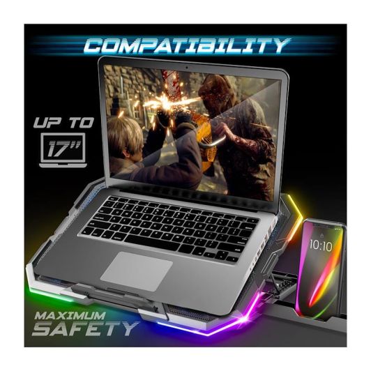 Support de refroidissement pour ordinateur SPIRIT OF GAMER Airblade 700 jusqu'à 17.6