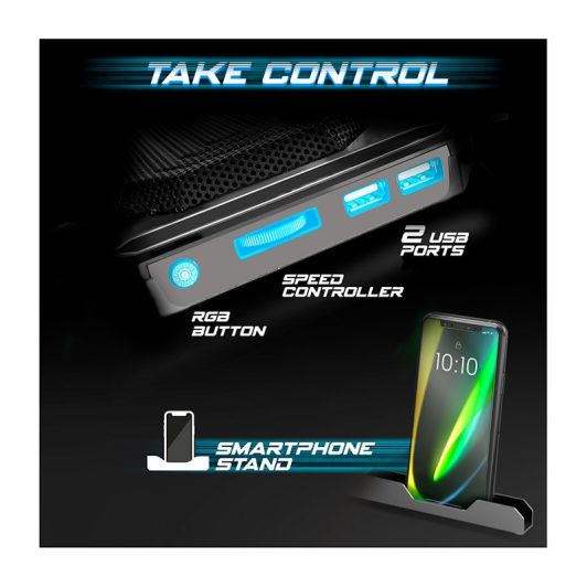 Support de refroidissement pour ordinateur SPIRIT OF GAMER Airblade 700 jusqu'à 17.6