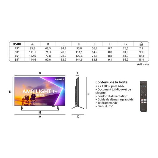 TV QLED 50