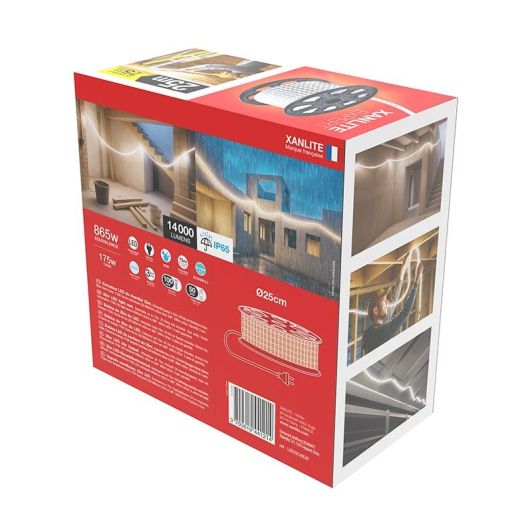 Ruban LED XANLITE pour chantier 25M