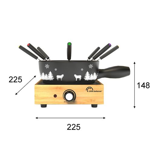 Appareil à fondue LITTLE BALANCE avec caquelon céramique LB8966