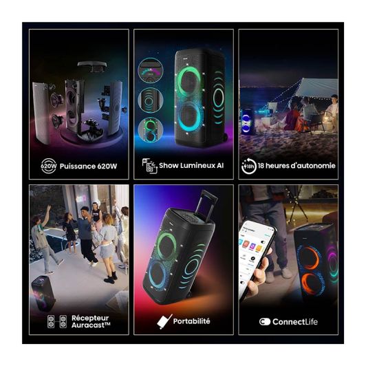 Enceinte amplifiée HISENSE PARTY THUNDER