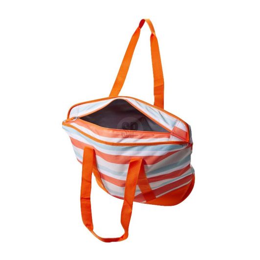 Sac isotherme souple 24L à rayures