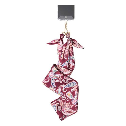 Tour ce cou pour smartphone FORCE POWER Bandana Bordeaux