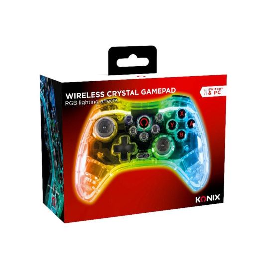 Pack Manette KONIX Crystal + Jeu Astérix