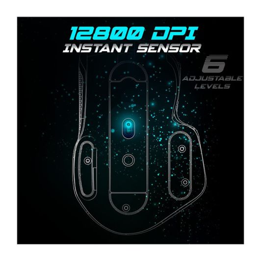 Souris gaming SPIRIT OF GAMER PRO M5 noire Filaire 12800Dpi