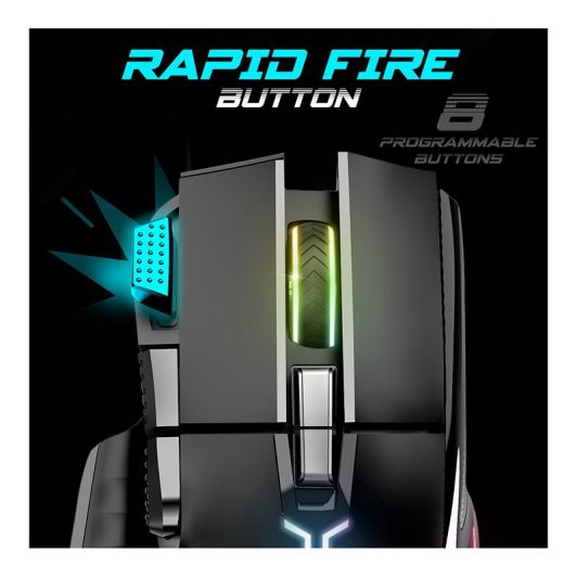 Souris gaming SPIRIT OF GAMER PRO M5 noire Filaire 12800Dpi