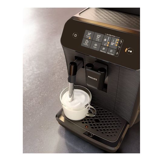 Expresso broyeur PHILIPS EP0820/00 Machine à café à grain noir + mousseur à lait