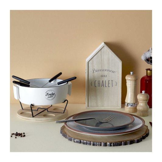 Fondue à la bougie pour 4 personnes