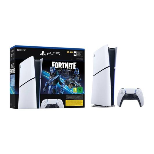 Console PS5 digitale chassis E + jeu Fortnite Flowering Chaos