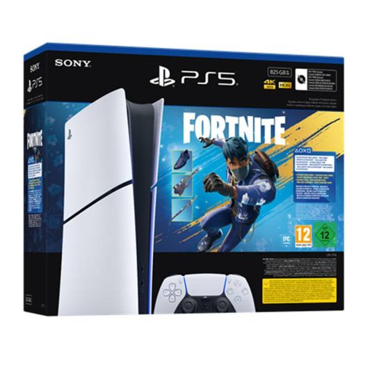 Console PS5 digitale chassis E + jeu Fortnite Flowering Chaos