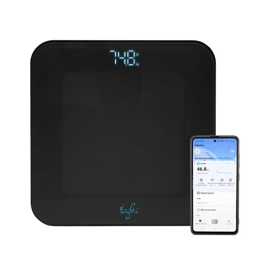 Pèse-Pers YOGHI connecté I FIT 2 BLACK