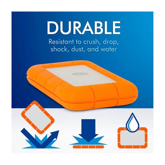 Disque Dur LACIE Rugged USB-C 4To