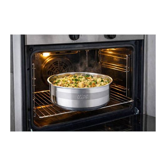 Batterie ARTHUR MARTIN 10 pièces inox