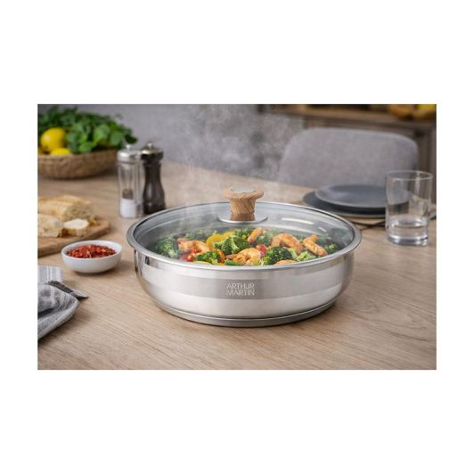 Batterie ARTHUR MARTIN 10 pièces inox