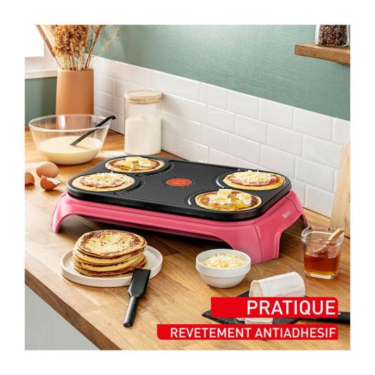 Crêpière TEFAL 4parts + grill PY55A7F0