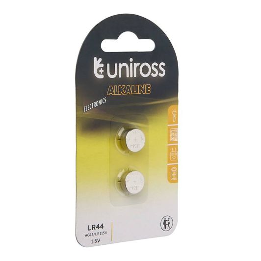 Lot de 2 piles UNIROSS LR 44