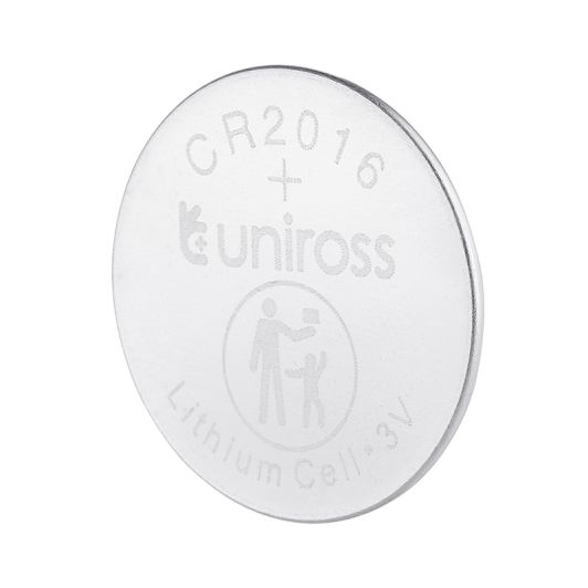 Lot de 4 piles UNIROSS CR2016