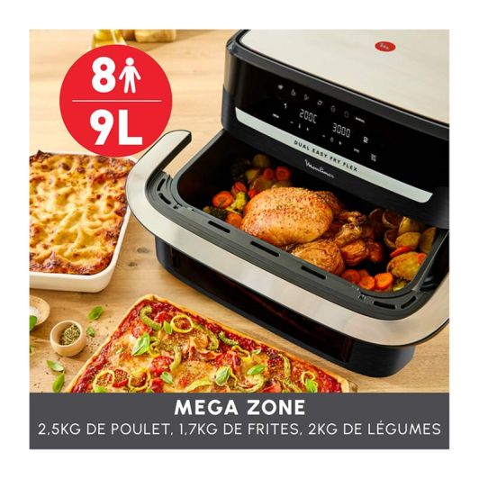 Friteuse sans huile MOULINEX 9L flex - YY5864FB