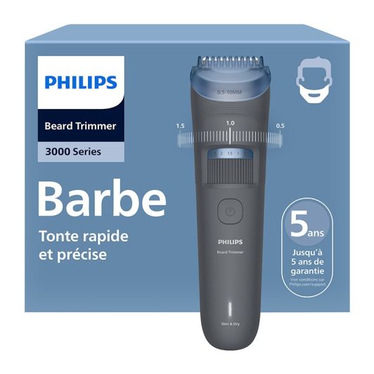 Tondeuse barbe PHILIPS BT3617/15 SERIES 3000