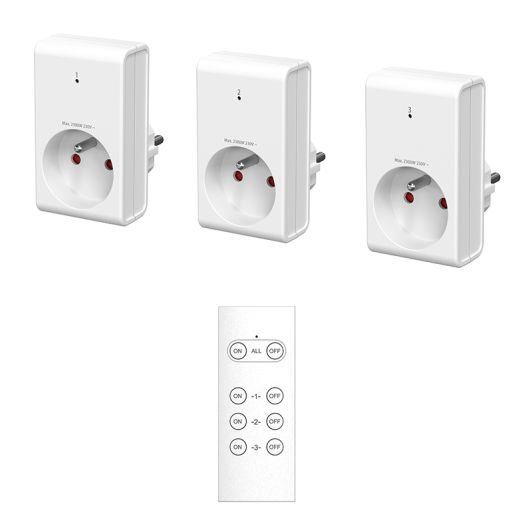 Prise GAO télécommandée x3