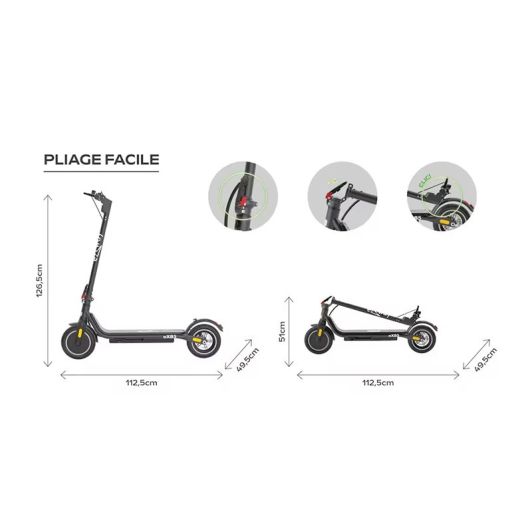 Trottinette électrique EZWAY EX 85 Reconditionné grade A+