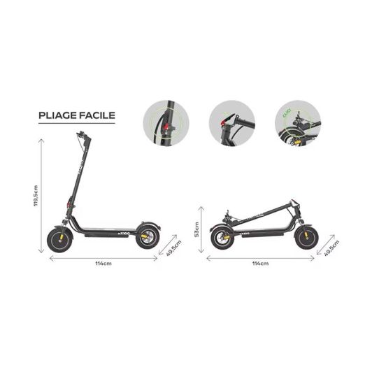 Trottinette électrique EZWAY EX 100 Reconditionné grade A+