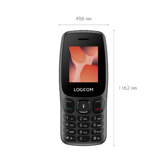 Mobile LOGICOM E45 4G 128Mo Noir