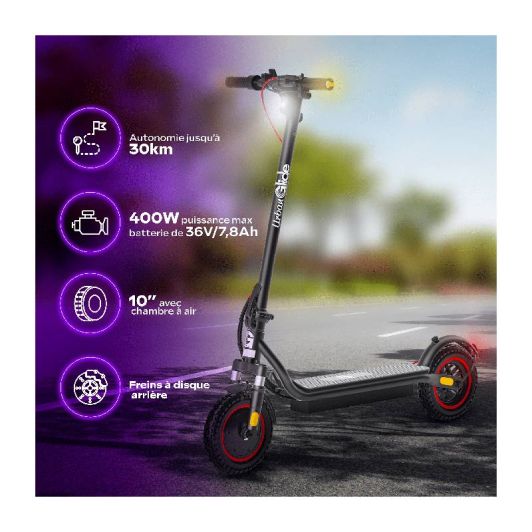 Trottinette électrique URBANGLIDE 100 PLUS Reconditionné grade A+