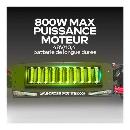 Trottinette électrique URBANGLIDE ECROSS ONE BLACK