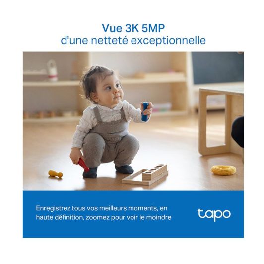 Caméra de surveillance TAPO C230 3K 5 MP Intérieure motorisée
