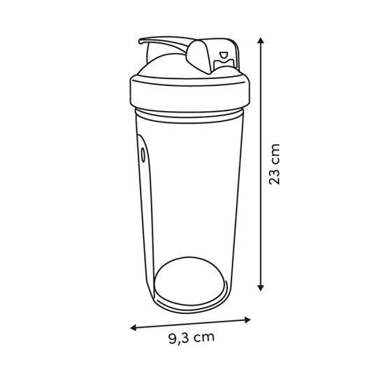Shaker crêpes 800ml