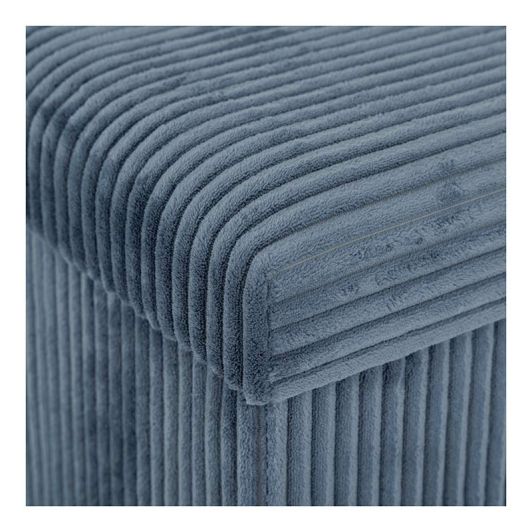 Pouf double pliable 76x38x38cm velours