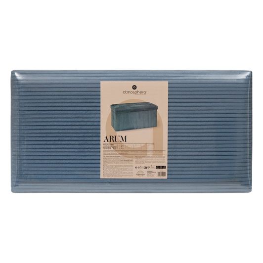 Pouf double pliable 76x38x38cm velours