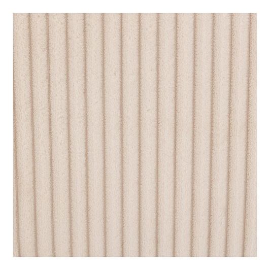 Pouf pliable 38x38xm velours écru