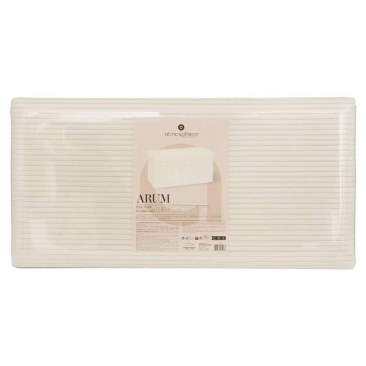 Pouf double pliable 76x38x38cm velours