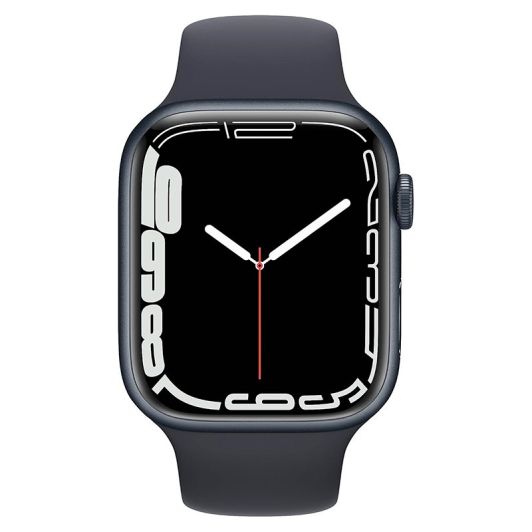 Montre Connectée APPLE WATCH Série 7 45mm Noir Reconditionnée Grade A+