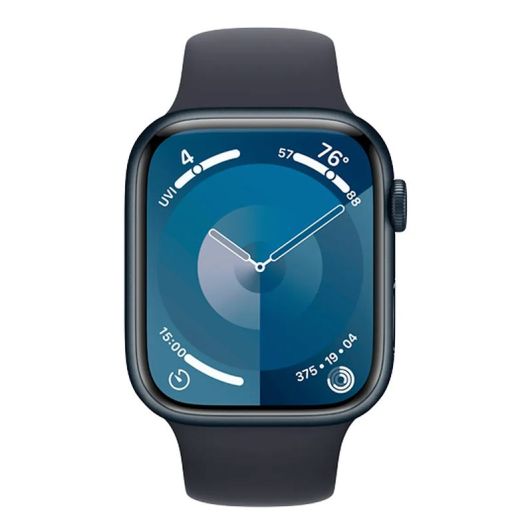 Montre connectée APPLE Watch S9 45mm GPS Noir Reconditionnée Grade A+