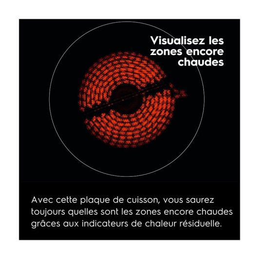 Plaque de cuisson vitrocéramique ELECTROLUX LRR6430CK