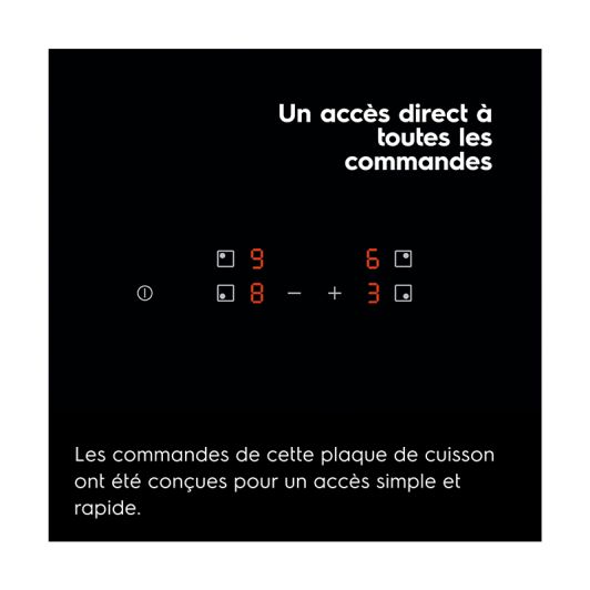 Plaque de cuisson vitrocéramique ELECTROLUX LRR6430CK