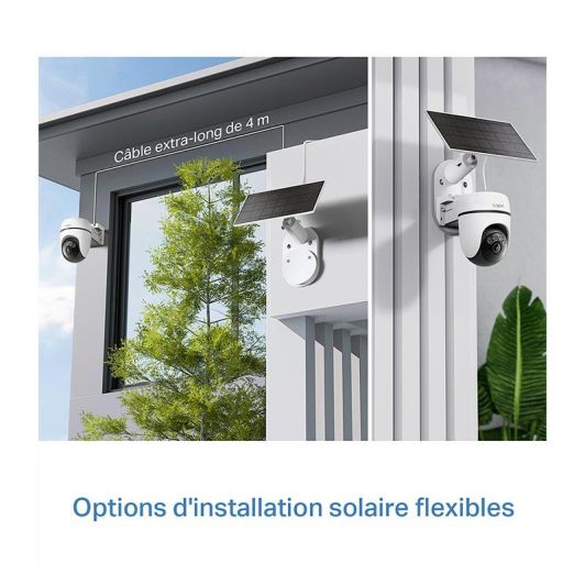 Caméra de surveillance TAPO TC90 + Panneau solaire