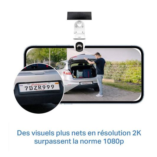 Caméra de surveillance TAPO TC90 + Panneau solaire