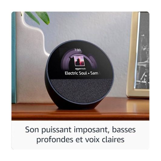 Enceinte AMAZON ECHO SPOT Noire