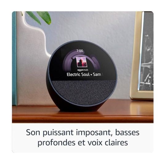 Enceinte AMAZON ECHO SPOT Bleue