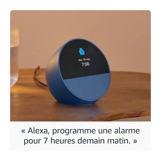 Enceinte AMAZON ECHO SPOT Bleue