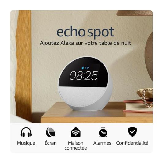 Enceinte AMAZON ECHO SPOT Blanche