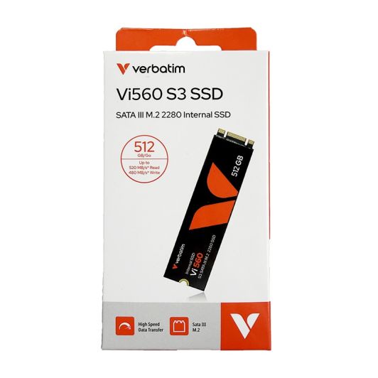SSD interne VERBATIM NV3 - M.2 512Go Vi560 2280