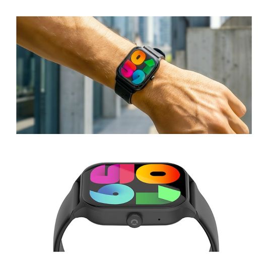 Montre connectée Echo Rainbow Mesh Noir - 2 Bracelets