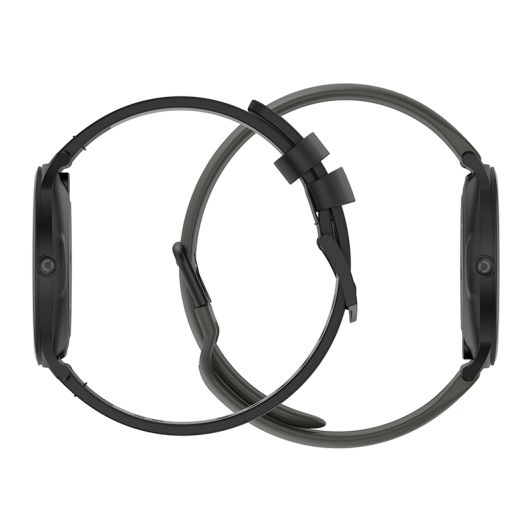 Montre connectée ECHO Rainbow Sunset noir - 2 bracelets