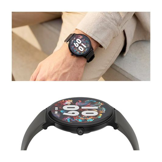 Montre connectée ECHO Rainbow Sunset noir - 2 bracelets